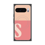 Premium Square Case with Pixelsnap［ Original - initial two tone - S pink ］