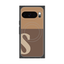 Premium Square Case with Pixelsnap［ Original - initial two tone - S brown ］
