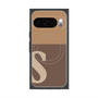Premium Square Case with Pixelsnap［ Original - initial two tone - S brown ］