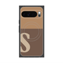 Premium Square Case with Pixelsnap［ Original - initial two tone - S brown ］