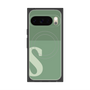 Premium Square Case with Pixelsnap［ Original - initial two tone - S green ］