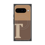 Premium Square Case with Pixelsnap［ Original - initial two tone - T brown ］