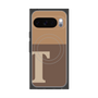 Premium Square Case with Pixelsnap［ Original - initial two tone - T brown ］