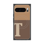 Premium Square Case with Pixelsnap［ Original - initial two tone - T brown ］