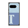 Premium Square Case with Pixelsnap［ Original - initial two tone - T blue ］