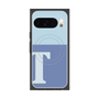 Premium Square Case with Pixelsnap［ Original - initial two tone - T blue ］