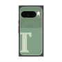Premium Square Case with Pixelsnap［ Original - initial two tone - T green ］