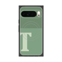 Premium Square Case with Pixelsnap［ Original - initial two tone - T green ］