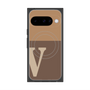 Premium Square Case with Pixelsnap［ Original - initial two tone - V brown ］