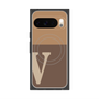 Premium Square Case with Pixelsnap［ Original - initial two tone - V brown ］