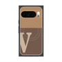 Premium Square Case with Pixelsnap［ Original - initial two tone - V brown ］