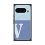 Premium Square Case with Pixelsnap［ Original - initial two tone - V blue ］