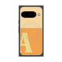 Premium Square Case with Pixelsnap［ Original - initial two tone - A orange ］
