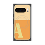 Premium Square Case with Pixelsnap［ Original - initial two tone - A orange ］