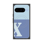 Premium Square Case with Pixelsnap［ Original - initial two tone - X blue ］