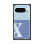 Premium Square Case with Pixelsnap［ Original - initial two tone - X blue ］