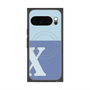 Premium Square Case with Pixelsnap［ Original - initial two tone - X blue ］