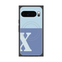 Premium Square Case with Pixelsnap［ Original - initial two tone - X blue ］