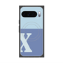 Premium Square Case with Pixelsnap［ Original - initial two tone - X blue ］