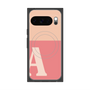Premium Square Case with Pixelsnap［ Original - initial two tone - A pink ］