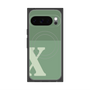 Premium Square Case with Pixelsnap［ Original - initial two tone - X green ］