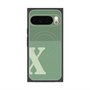Premium Square Case with Pixelsnap［ Original - initial two tone - X green ］