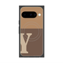 Premium Square Case with Pixelsnap［ Original - initial two tone - Y brown ］