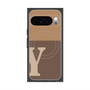 Premium Square Case with Pixelsnap［ Original - initial two tone - Y brown ］