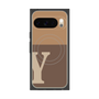 Premium Square Case with Pixelsnap［ Original - initial two tone - Y brown ］