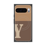 Premium Square Case with Pixelsnap［ Original - initial two tone - Y brown ］