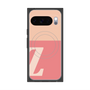 Premium Square Case with Pixelsnap［ Original - initial two tone - Z pink ］
