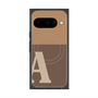 Premium Square Case with Pixelsnap［ Original - initial two tone - A brown ］