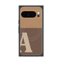 Premium Square Case with Pixelsnap［ Original - initial two tone - A brown ］