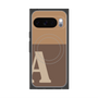 Premium Square Case with Pixelsnap［ Original - initial two tone - A brown ］