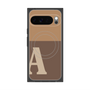 Premium Square Case with Pixelsnap［ Original - initial two tone - A brown ］