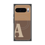 Premium Square Case with Pixelsnap［ Original - initial two tone - A brown ］