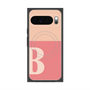 Premium Square Case with Pixelsnap［ Original - initial two tone - B pink ］
