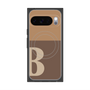 Premium Square Case with Pixelsnap［ Original - initial two tone - B brown ］