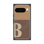 Premium Square Case with Pixelsnap［ Original - initial two tone - B brown ］