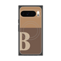 Premium Square Case with Pixelsnap［ Original - initial two tone - B brown ］