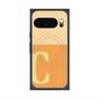 Premium Square Case with Pixelsnap［ Original - initial two tone - C orange ］