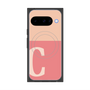 Premium Square Case with Pixelsnap［ Original - initial two tone - C pink ］