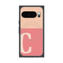 Premium Square Case with Pixelsnap［ Original - initial two tone - C pink ］