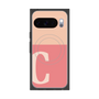 Premium Square Case with Pixelsnap［ Original - initial two tone - C pink ］