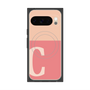 Premium Square Case with Pixelsnap［ Original - initial two tone - C pink ］