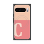 Premium Square Case with Pixelsnap［ Original - initial two tone - C pink ］