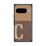 Premium Square Case with Pixelsnap［ Original - initial two tone - C brown ］
