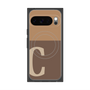 Premium Square Case with Pixelsnap［ Original - initial two tone - C brown ］