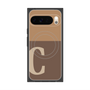 Premium Square Case with Pixelsnap［ Original - initial two tone - C brown ］