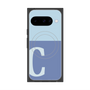 Premium Square Case with Pixelsnap［ Original - initial two tone - C blue ］